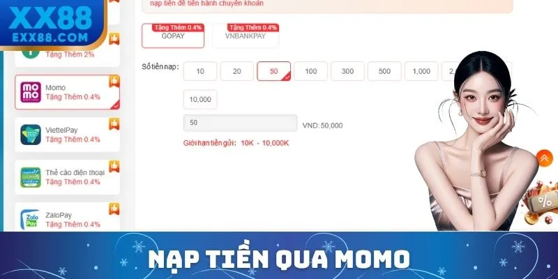 Nạp Tiền XX88 Chi Tiết Với Hướng Dẫn Qua 03 Phương Thức 3 Nạp vốn cá cược qua ví điện tử